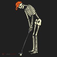 Skeleton Golf Funny Halloween Golfing Sports Golfer Beanie thumb 2