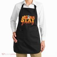 Stay Groovy Flower Power Retro Hippie Vibes Apron thumb 2