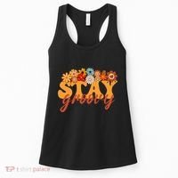 Stay Groovy Flower Power Retro Hippie Vibes Women's Tank Top thumb 0