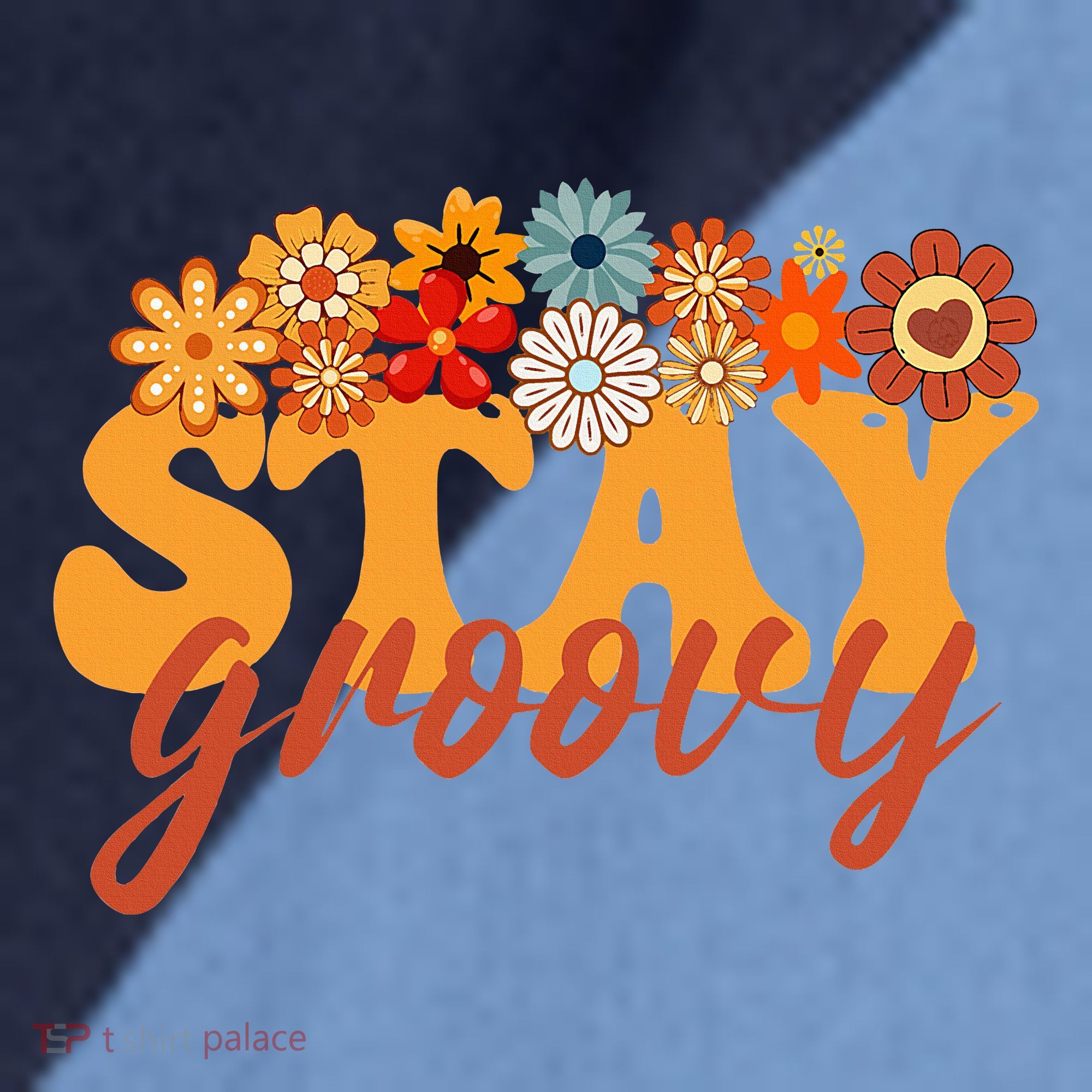 Stay Groovy Flower Power Retro Hippie Vibes Raglan Baseball Sleeve Shirt