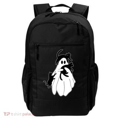 Spooky Ghost Funny Cat Lover Backpack