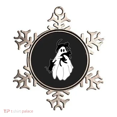 Spooky Ghost Funny Cat Lover Ornament