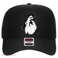 Spooky Ghost Funny Cat Lover Hat thumb 0