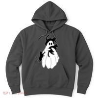 Spooky Ghost Funny Cat Lover Hoodie thumb 0