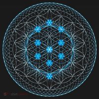 Sacred Geometry Flower Of Life With Kabbalah Apron thumb 3