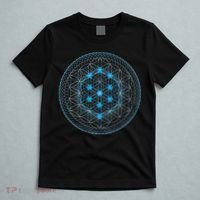 Sacred Geometry Flower Of Life With Kabbalah T-Shirt thumb 5
