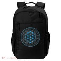 Sacred Geometry Flower Of Life With Kabbalah Backpack thumb 0