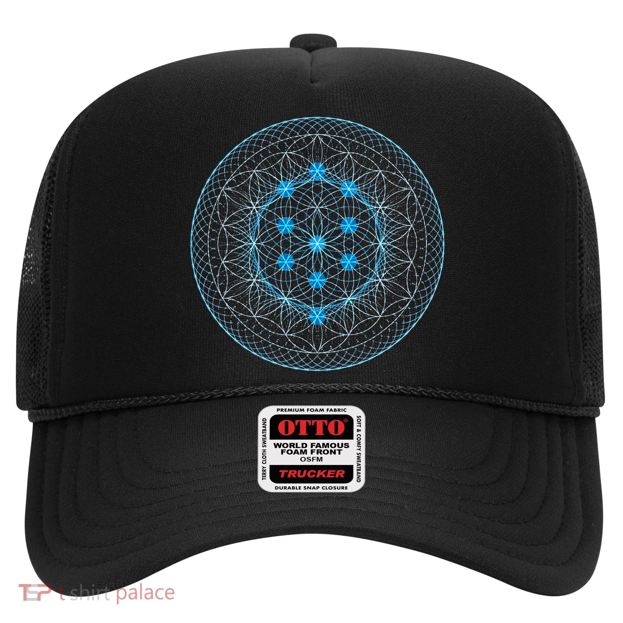 Sacred Geometry Flower Of Life With Kabbalah Hat