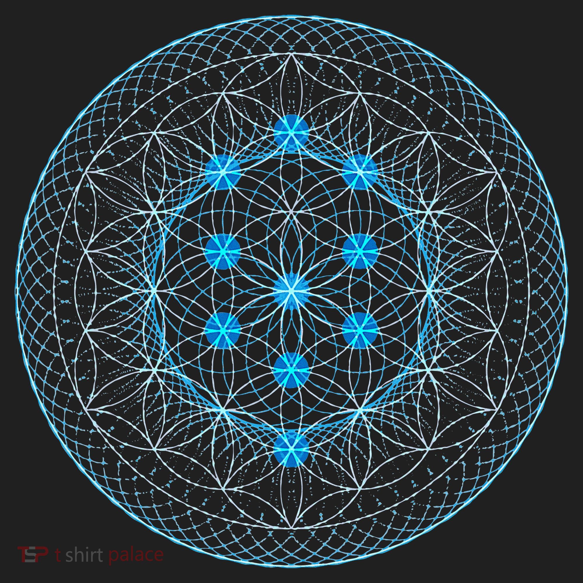 Sacred Geometry Flower Of Life With Kabbalah Hat
