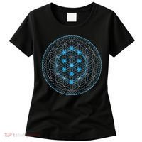 Sacred Geometry Flower Of Life With Kabbalah Women's T-Shirt thumb 0