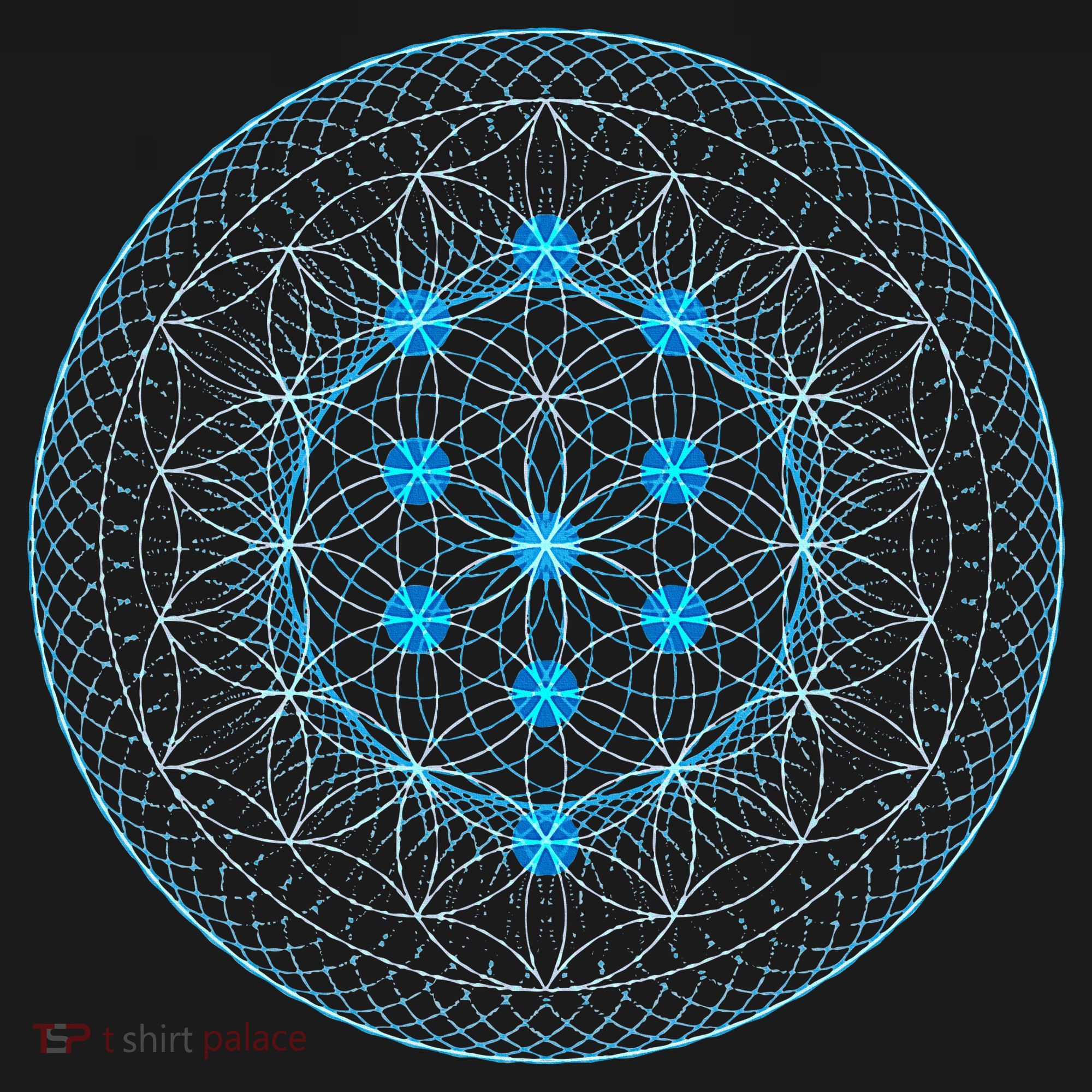 Sacred Geometry Flower Of Life With Kabbalah Kids Sweatshirt