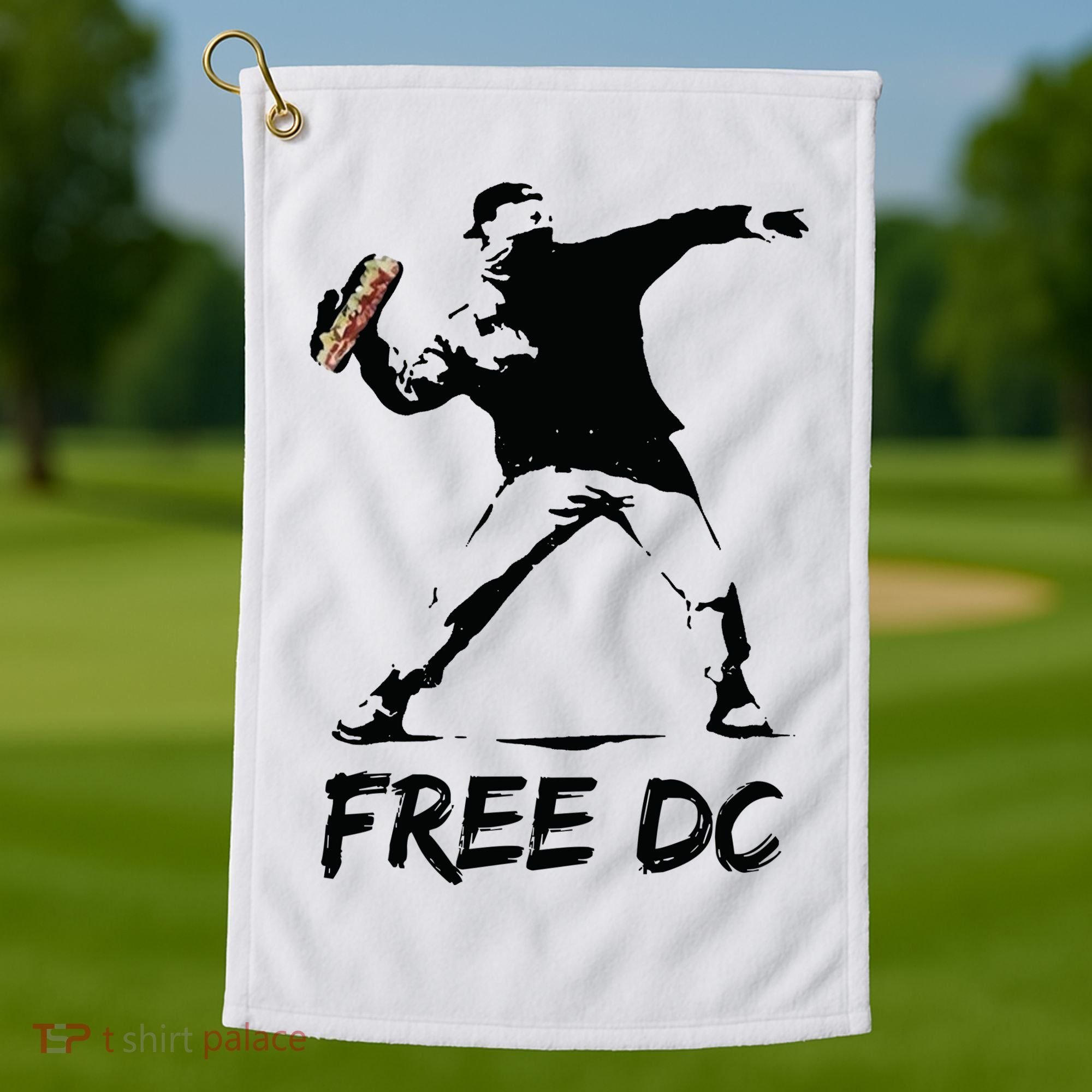 Sandwich Guy Free DC Golf Towel