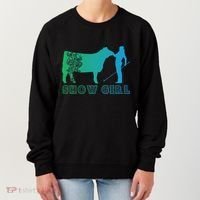 Show Girl Fun Livestock Cattle Showing Women's Sweatshirt thumb 0