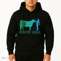 Show Girl Fun Livestock Cattle Showing Hoodie thumb 2