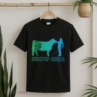 Show Girl Fun Livestock Cattle Showing T-Shirt thumb 2