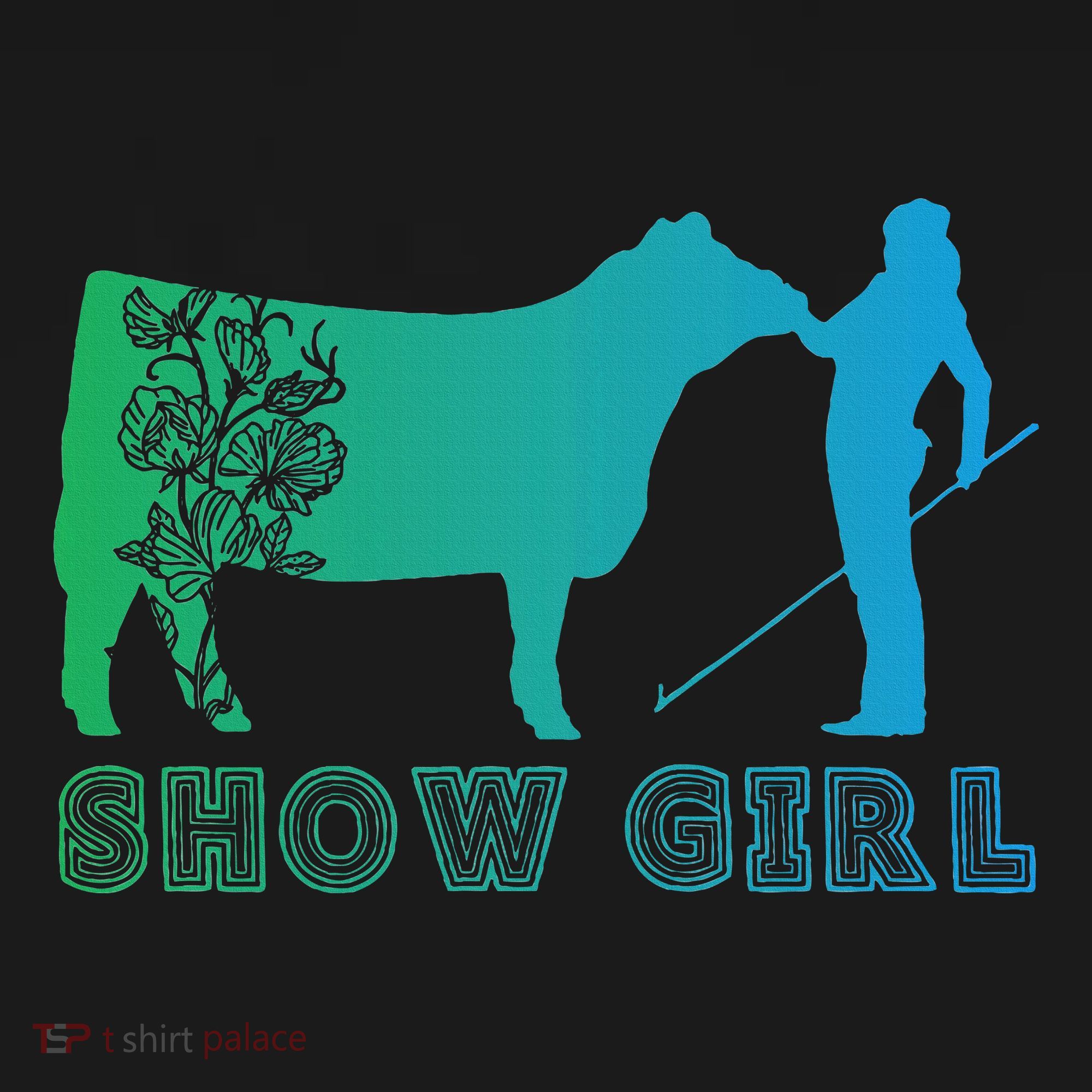 Show Girl Fun Livestock Cattle Showing Women's Hoodie