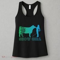 Show Girl Fun Livestock Cattle Showing Women's Tank Top thumb 3