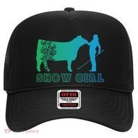 Show Girl Fun Livestock Cattle Showing Hat thumb 0