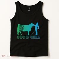 Show Girl Fun Livestock Cattle Showing Tank Top thumb 2