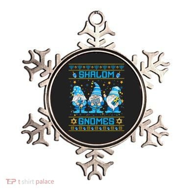 Shalom Gnomes Funny Ugly Hanukkah Sweater Chanukah Ornament