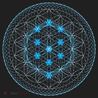 Sacred Geometry Flower Of Life With Kabbalah Tree Beanie thumb 2