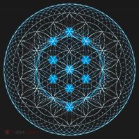 Sacred Geometry Flower Of Life With Kabbalah Tree Mousepad thumb 1