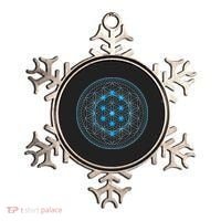 Sacred Geometry Flower Of Life With Kabbalah Tree Ornament thumb 0