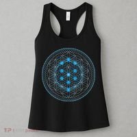 Sacred Geometry Flower Of Life With Kabbalah Tree Women's Tank Top thumb 3