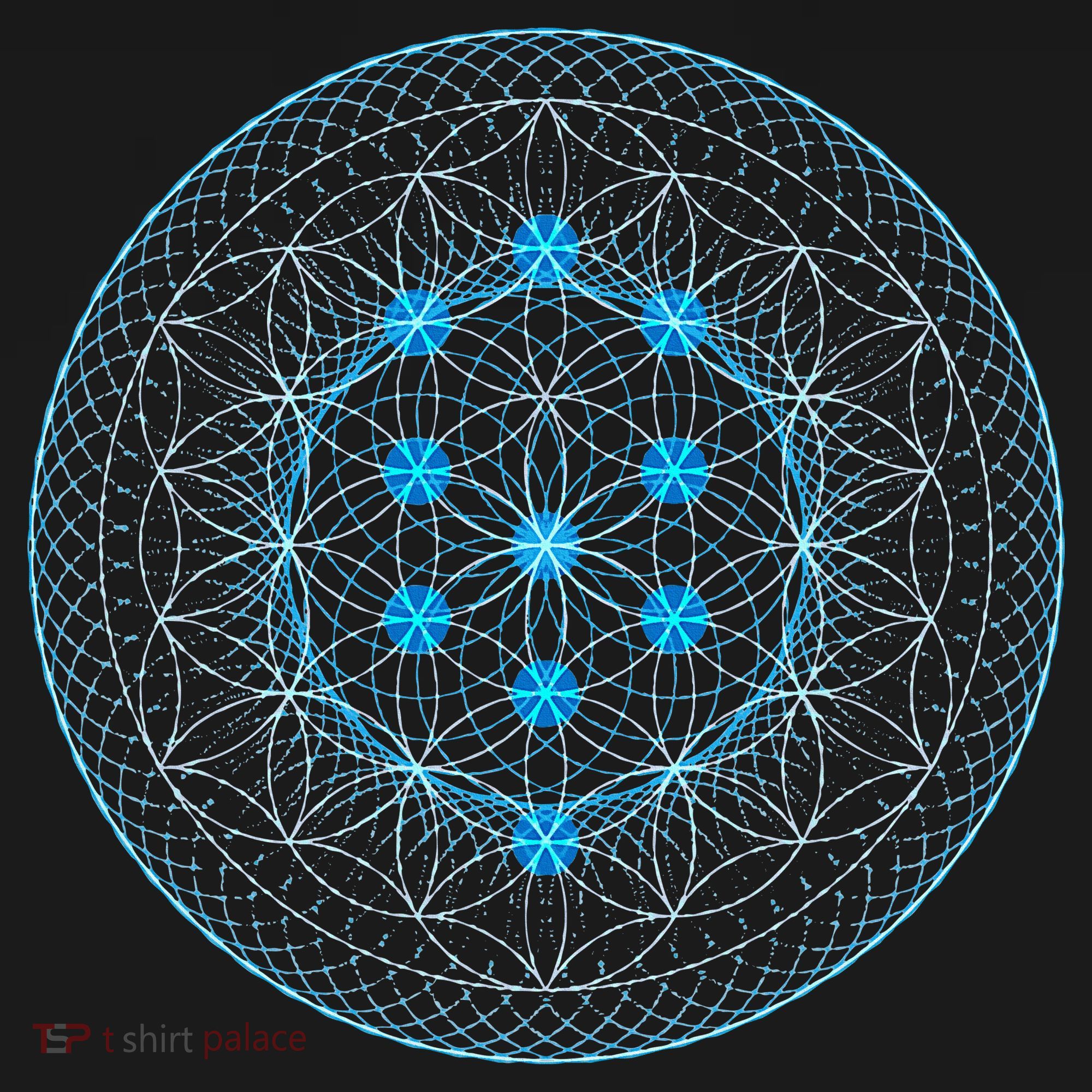 Sacred Geometry Flower Of Life With Kabbalah Tree Women's Tank Top
