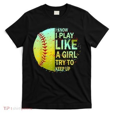 Softball Gift For Girls T-Shirt