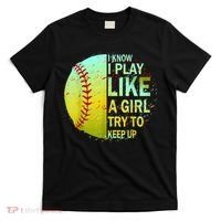 Softball Gift For Girls T-Shirt thumb 0