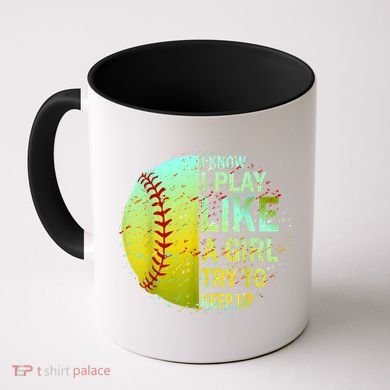 Softball Gift For Girls Coffee Mug
