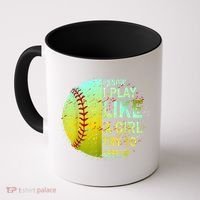 Softball Gift For Girls Coffee Mug thumb 0