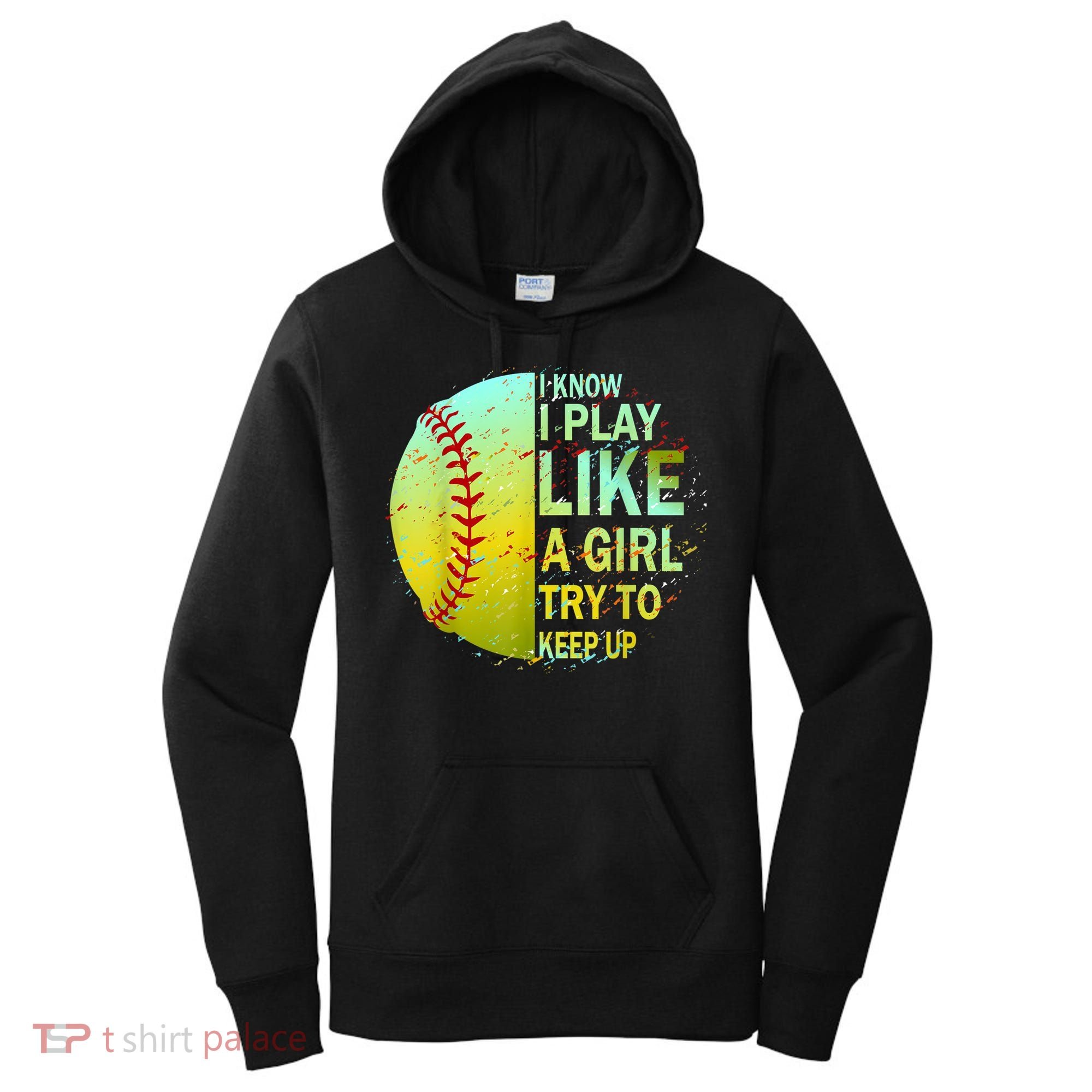 Softball Gift For Girls Women's Hoodie