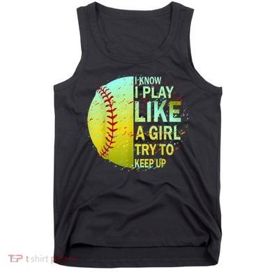 Softball Gift For Girls Tank Top