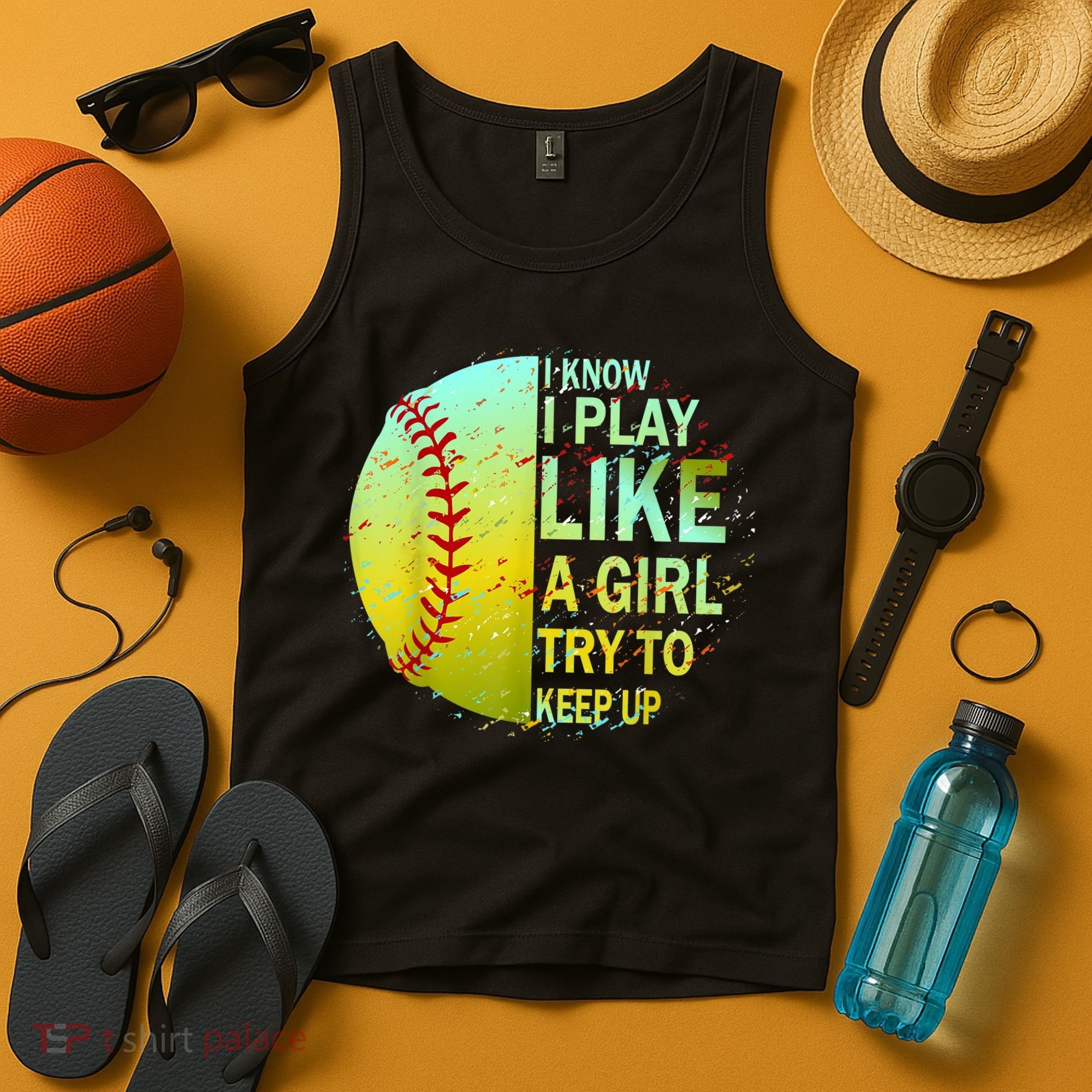 Softball Gift For Girls Tank Top