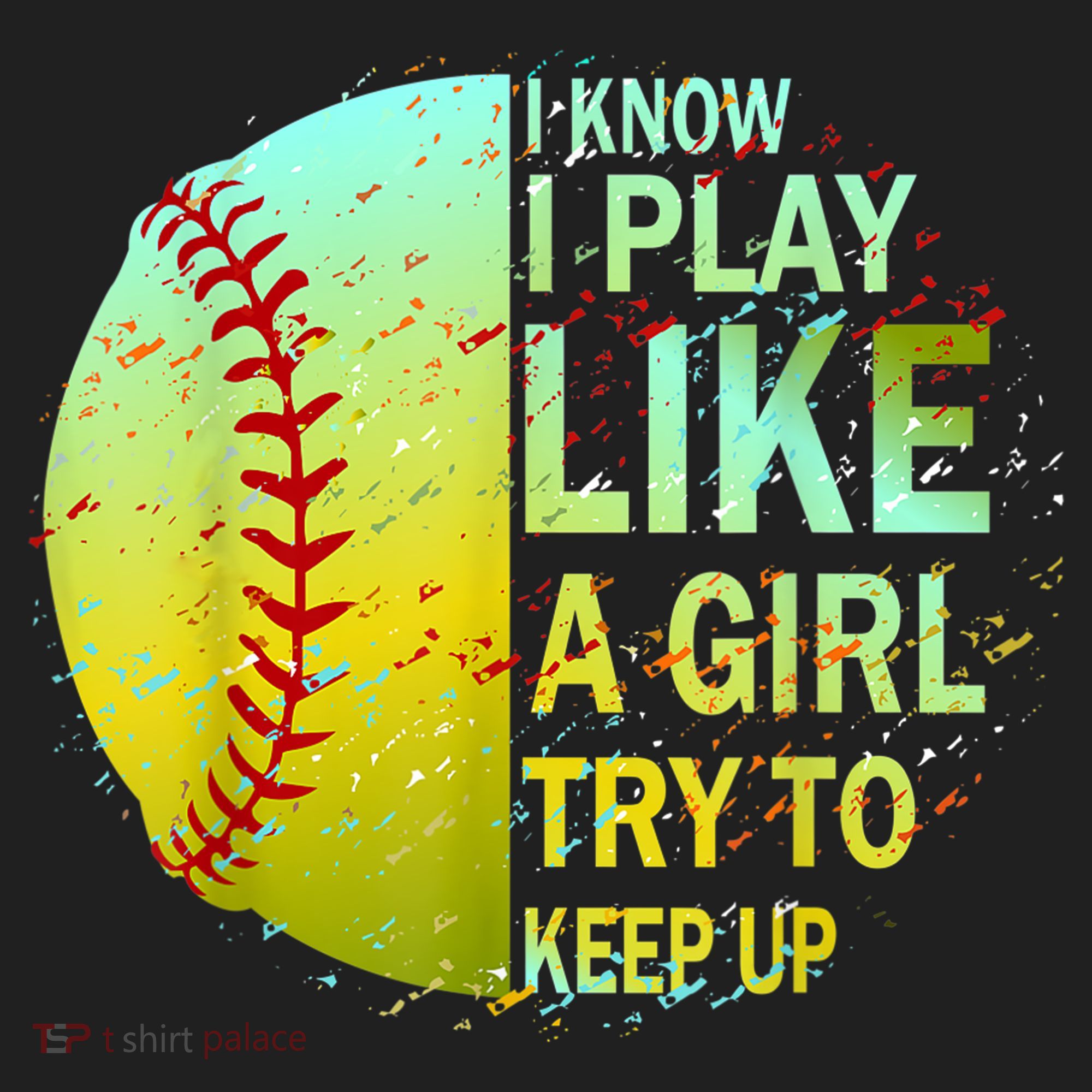 Softball Gift For Girls Golf Towel