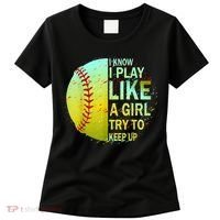 Softball Gift For Girls Women's T-Shirt thumb 0