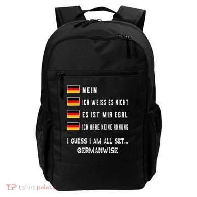 Speaking German Funny Deutsch Student German Language Backpack