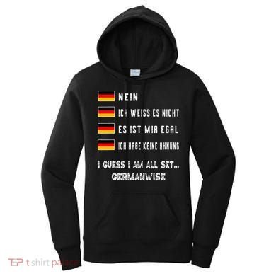 Speaking German Funny Deutsch Student German Language Women's Hoodie