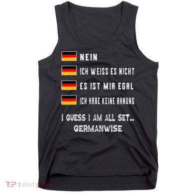 Speaking German Funny Deutsch Student German Language Tank Top