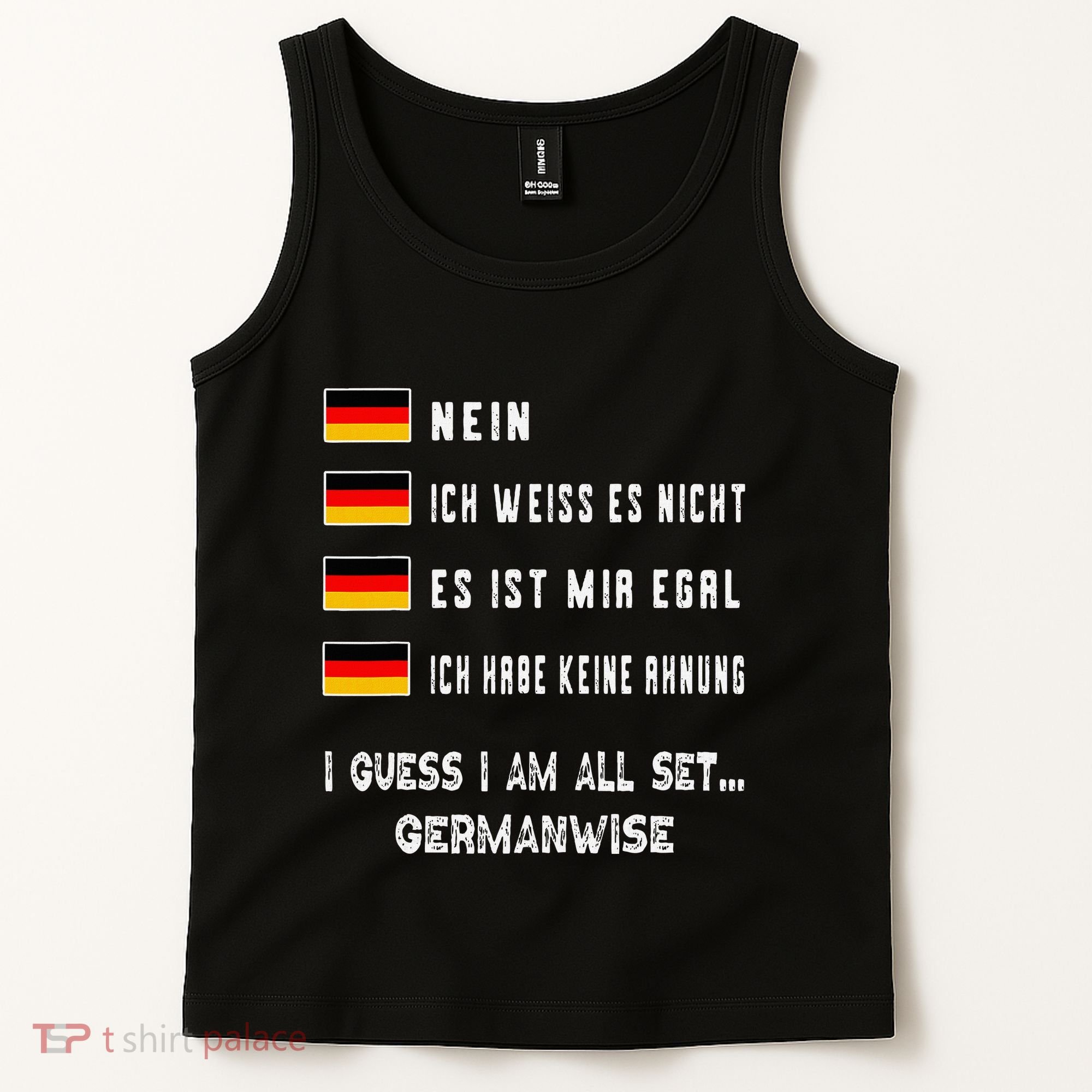 Speaking German Funny Deutsch Student German Language Tank Top
