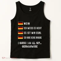 Speaking German Funny Deutsch Student German Language Tank Top thumb 2