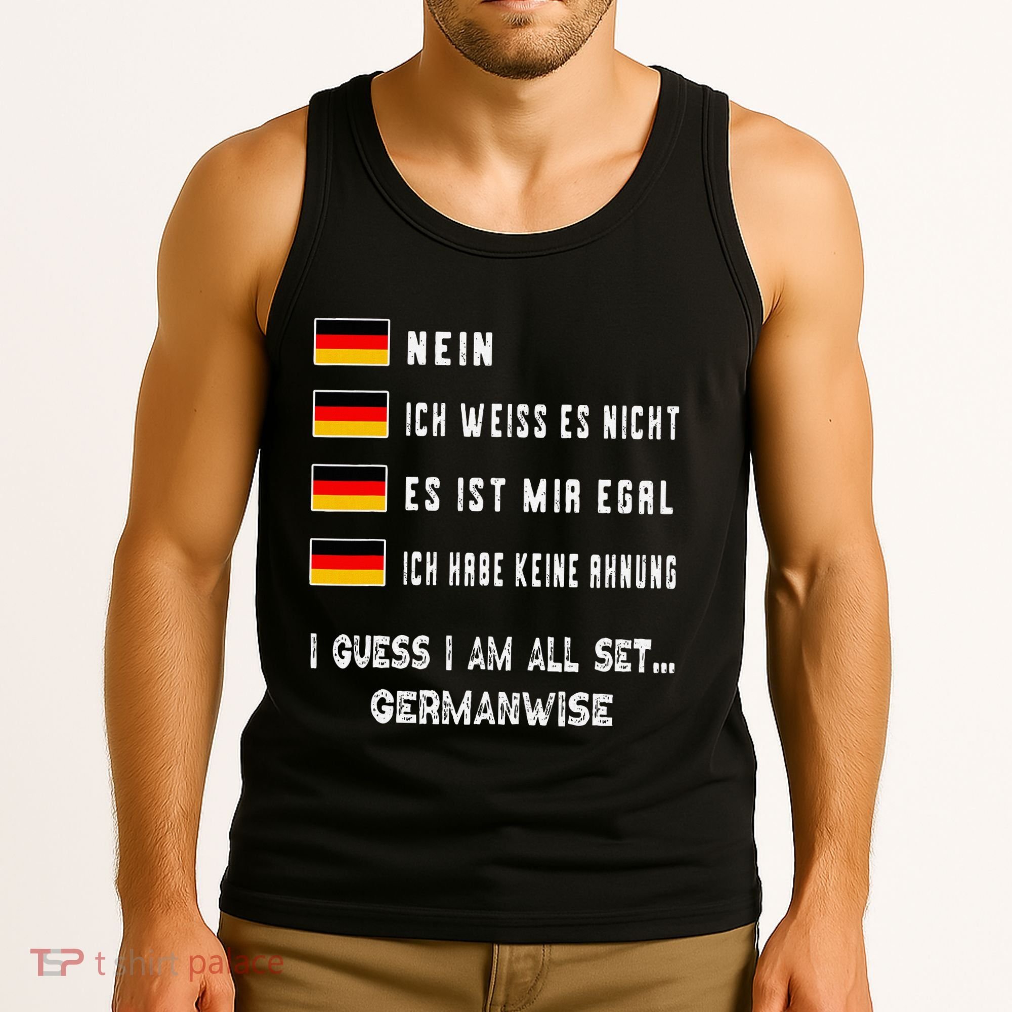 Speaking German Funny Deutsch Student German Language Tank Top