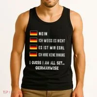 Speaking German Funny Deutsch Student German Language Tank Top thumb 3