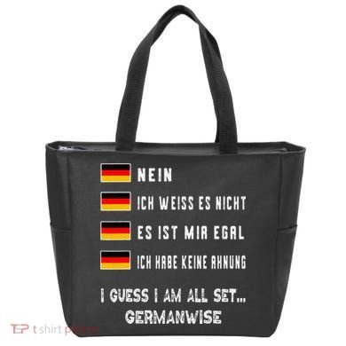 Speaking German Funny Deutsch Student German Language Tote Bag