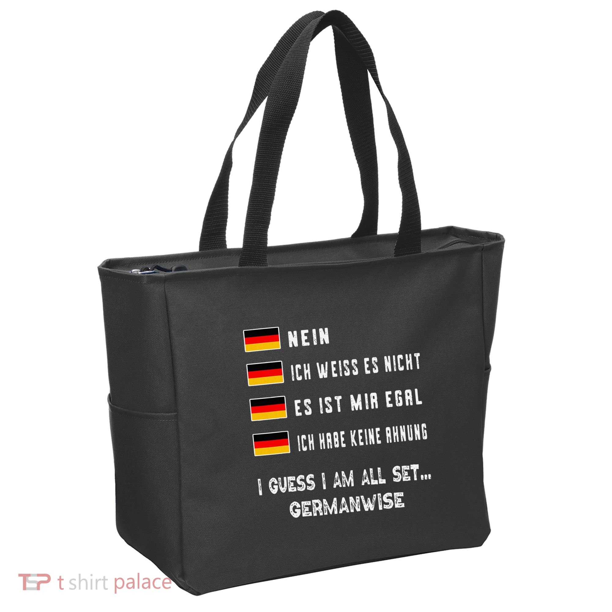 Speaking German Funny Deutsch Student German Language Tote Bag