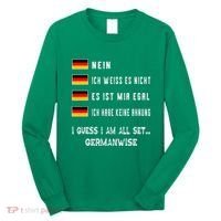 Speaking German Funny Deutsch Student German Language Long Sleeve Shirt thumb 0