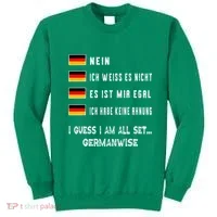Speaking German Funny Deutsch Student German Language Sweatshirt thumb 0