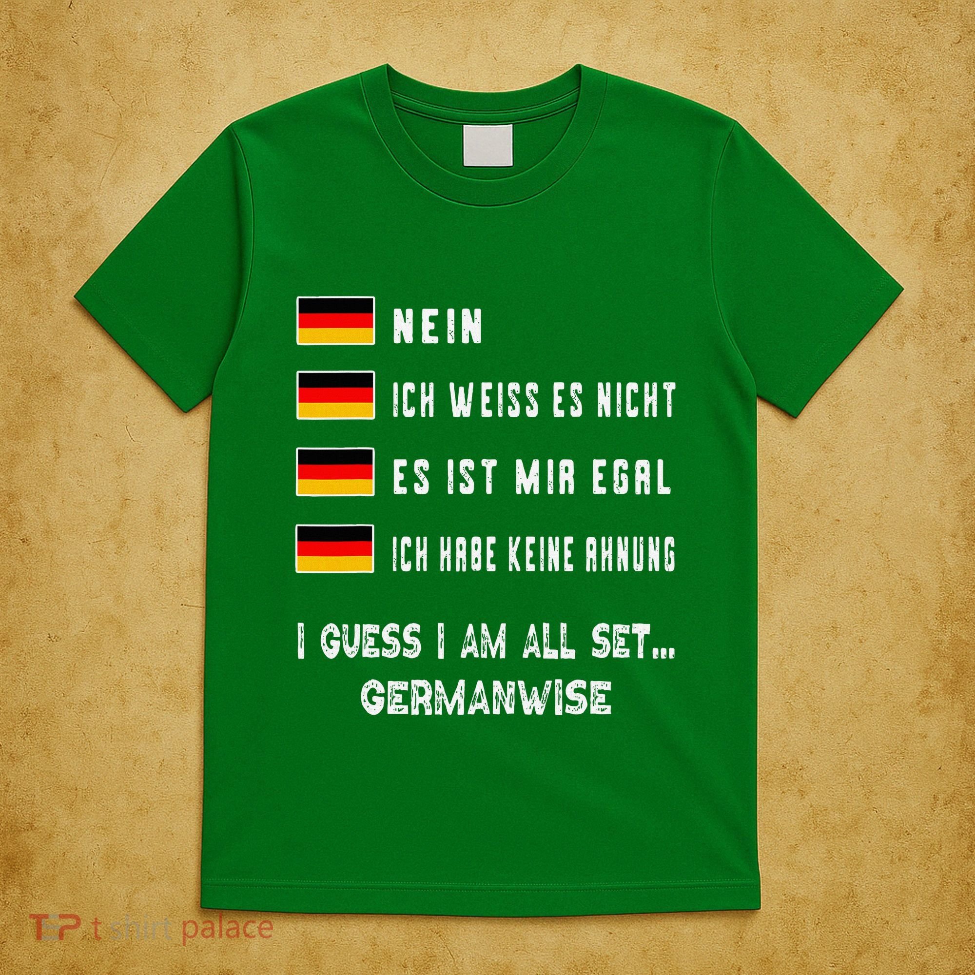 Speaking German Funny Deutsch Student German Language T-Shirt